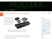 Tablet Screenshot of mexcoder.com